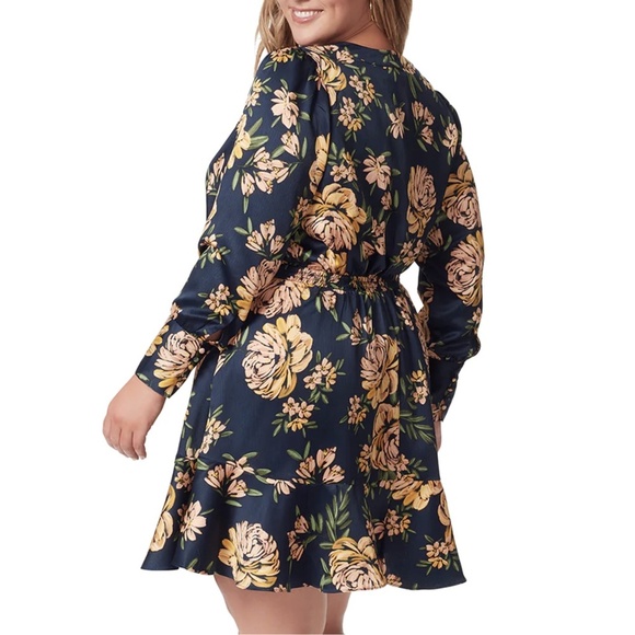 NWT Jessica Simpson Davina Floral Mini Dress in Sweet Escape - Picture 2 of 6